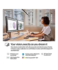 Hp Series 7 Pro 727pu 27" 16:9 Wqhd 120Hz Ips Lcd Thunderbolt 4 Monitor, Natural Silver