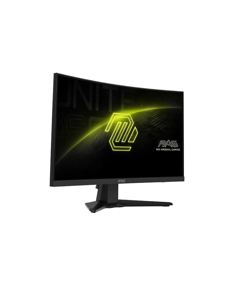 Msi Mag 244C 23.6" 16:9 Full Hd 180Hz Curved Va Led Hdr Gaming Monitor, Metallic Black