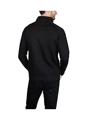 Tailorbyrd Men's Hidden Snap Front Quilted Pullover