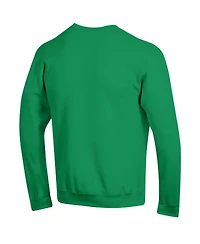 Champion Men's Green Notre Dame Fighting Irish Basic Arch Fleece Pullover Sweatshirt