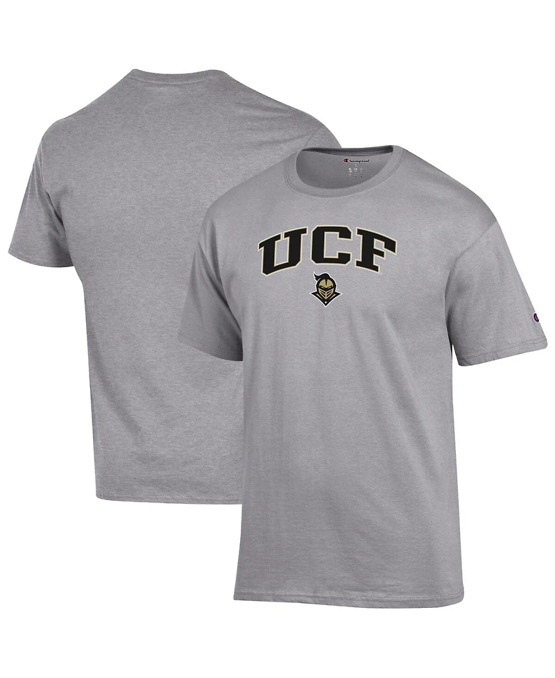 Champion Men's Heather Gray Ucf Knights Arch Over Logo T-Shirt