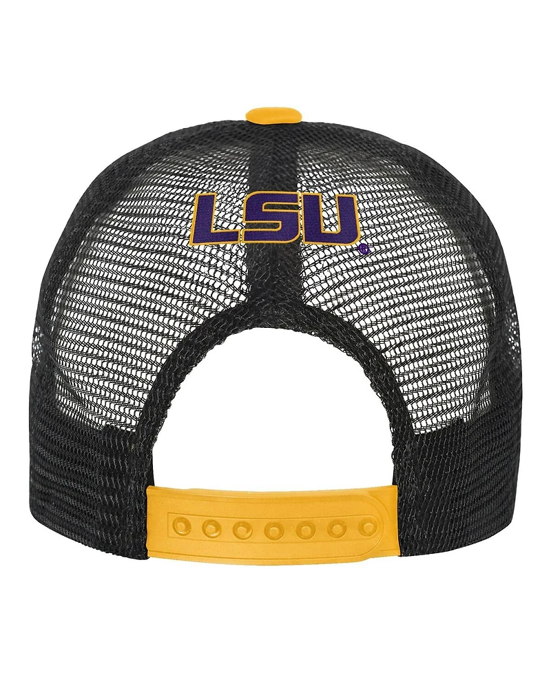 Outerstuff Big Boys and Girls Purple/Cream Lsu Tigers Modern Fan Trucker Adjustable Hat