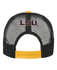 Outerstuff Big Boys and Girls Purple/Cream Lsu Tigers Modern Fan Trucker Adjustable Hat