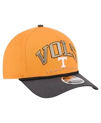 New Era Men's Tennessee Orange/Charcoal Tennessee Volunteers Arch Two-Tone Rope 9FORTY A-Frame M-Crown Adjustable Hat