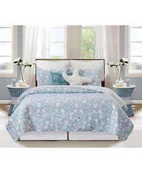 C&F Home Seafoam Reef Twin 2-Piece Quilt Set All Seasons Bedroom Bedding Machine Washable Reversible Coverlet Decor Decoration
