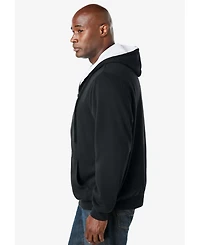Boulder Creek Big & Tall by KingSize Full-Zip Thermal Hoodie