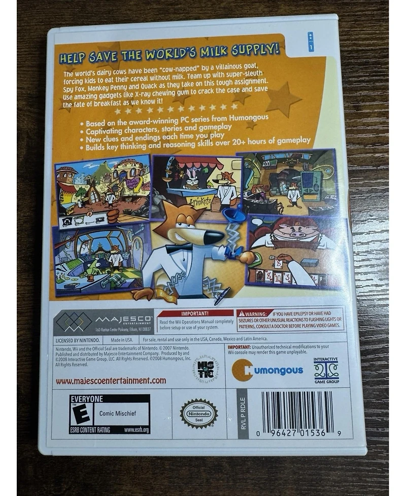 Majesco Spy Fox In Dry Cereal