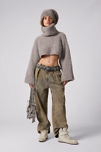 Desigual Women's Lettering denim pants