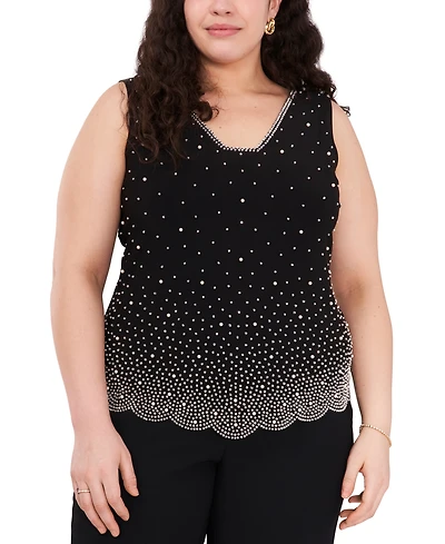 Msk Plus Embellished Blouse