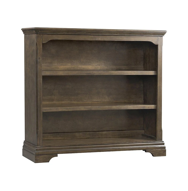 Westwood Design Olivia Traditional Wood Bookcase in Rosewood Brown