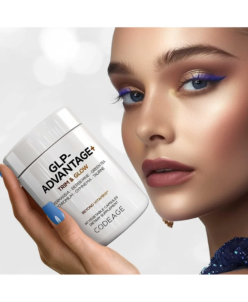 Codeage Glp-Advantage+ Berberine, Boron, Chromium, Decaffeinated Green Tea (50% Egcg), Gymnema Sylvestre, Probiotics, Taurine