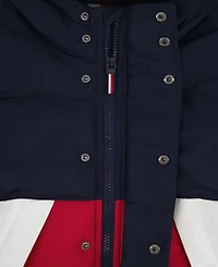 Tommy Hilfiger Toddler and Little Boys 2T-7 Color Block Puffer Jacket