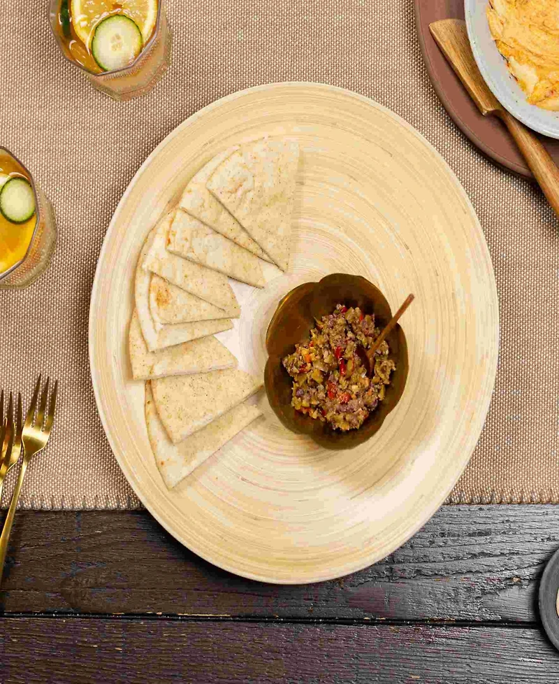 Joyce Chen Lexa Collection 12" Footed Plate