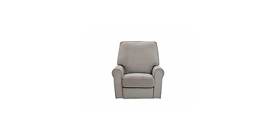 Westwood Design Savannah Fabric Power Glider and Recliner in Platinum Gray
