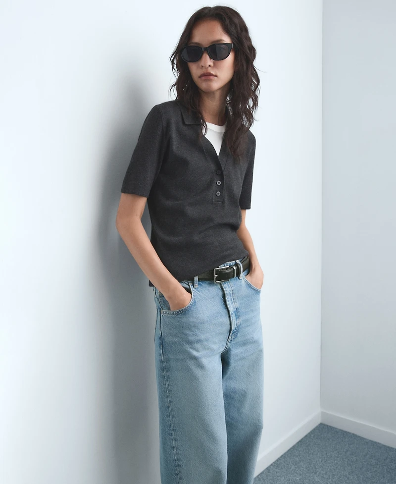 Mango Women's Mid-Rise Balloon Jeans