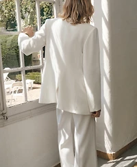 Mango Women's Double-Breasted Suit Jacket