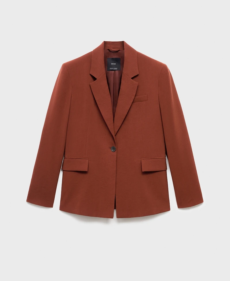Mango Women's Modal Suit Blazer