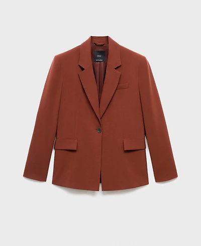 Mango Women's Modal Suit Blazer