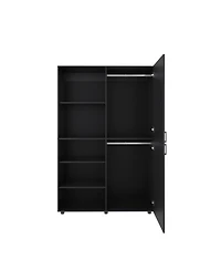 Brewster Wardrobe, 2 Doors, 6 Legs, 5 Shelves