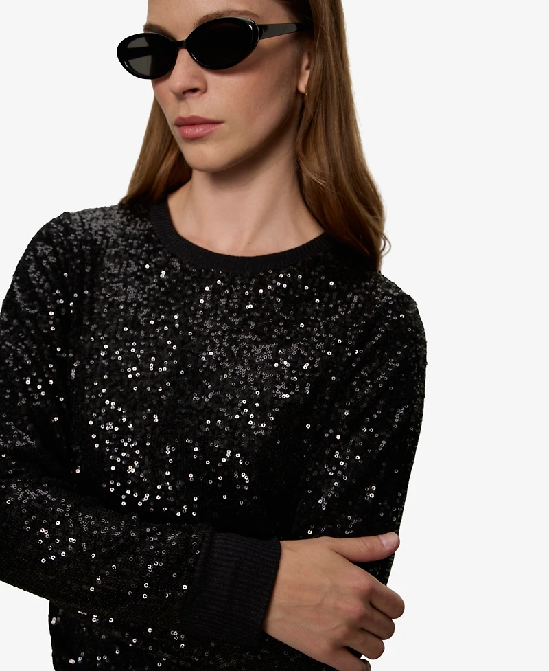 Sanctuary Women's Sparkle Together Sequin Top