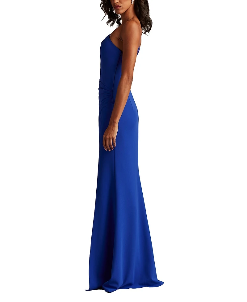 Tadashi Shoji Women's Viveca One-Shoulder Keyhole Gown