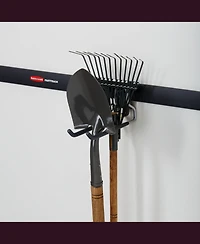 Rubbermaid 1784459 Fast Track Wall Mounted Garage Storage Utility Multi Hook