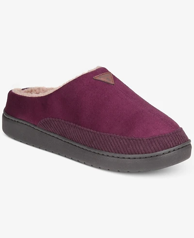 Weatherproof Men's Faux-Suede Clogs