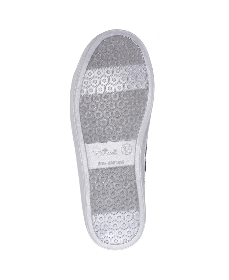 Nina Little and Big Girls Glitter High Top Sneakers