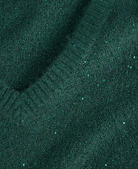 I.n.c. International Concepts Women's Roving Sequin V-Neck Sweater, Macy's Exclusive