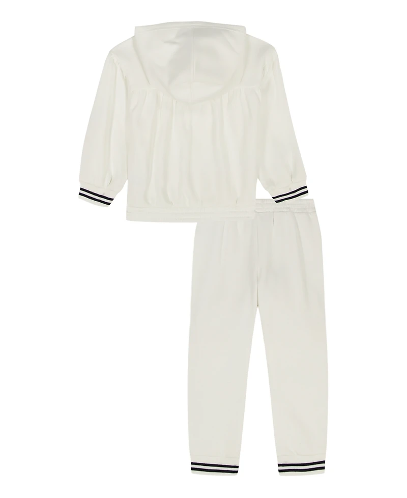 Tommy Hilfiger Baby Girls 2-Piece Hoodie and Joggers Set