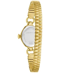 Caravelle Women's Vintage Classic Gold-Tone Stainless Steel Expansion Watch, 19mm