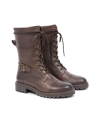 Tall Ankle Lace Up Boot