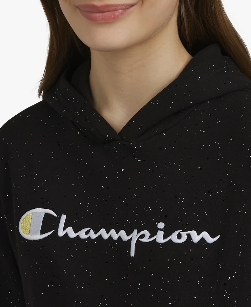Champion Girls 7-16 Long Sleeve Glitter Hoodie