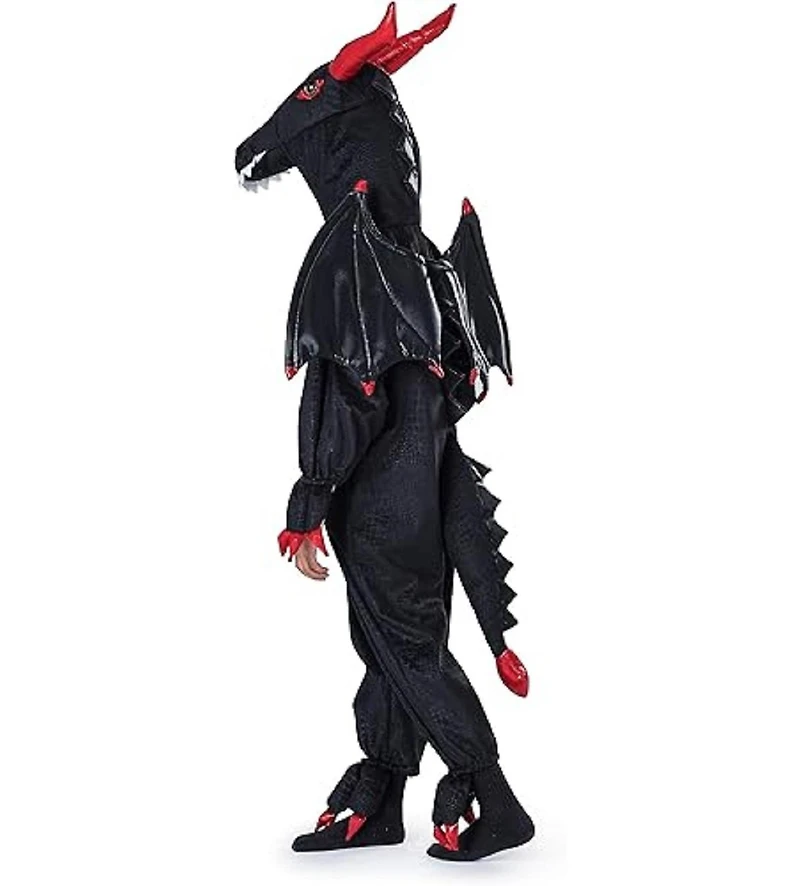 Dress Up America Black Dragon Jumpsuit Costume Set