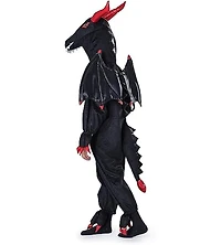 Dress Up America Black Dragon Jumpsuit Costume Set