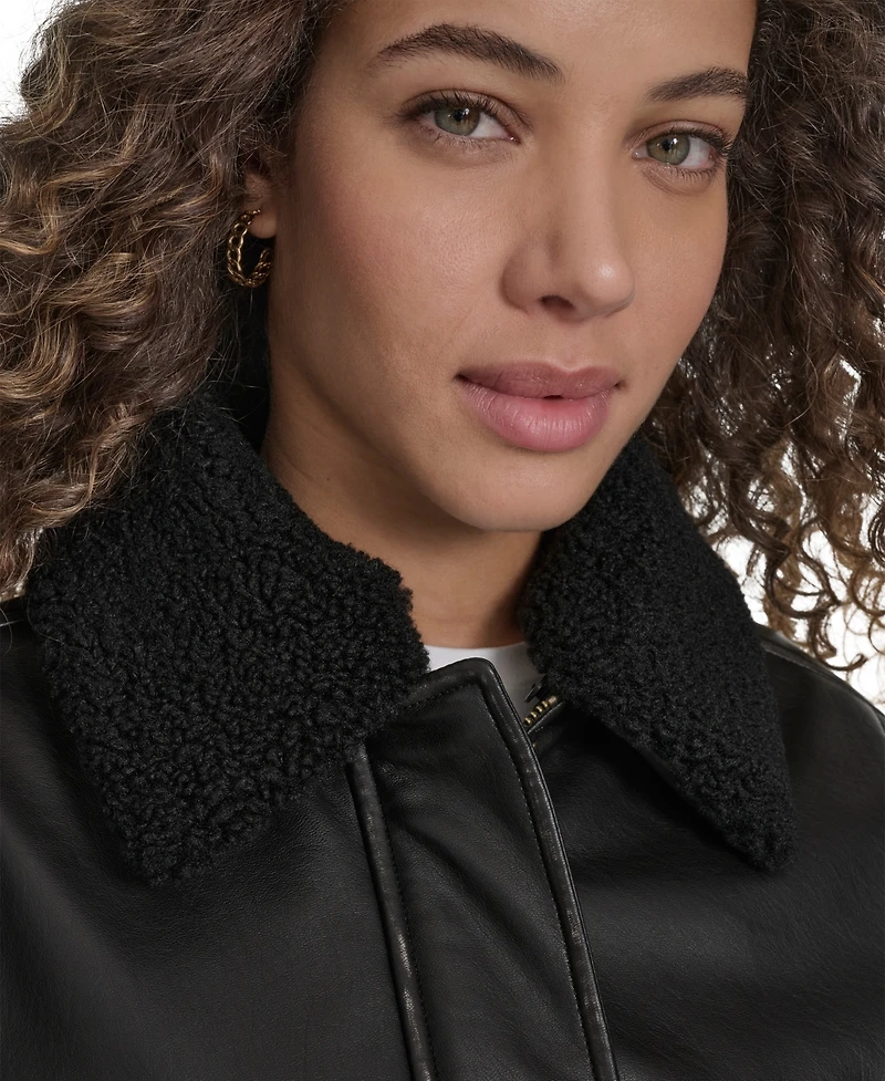 Levi's Women's Removable Collar Aviator Jacket