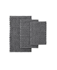 Madison Park Lasso Yarn-Dyed Cotton Chenille Bath Rug
