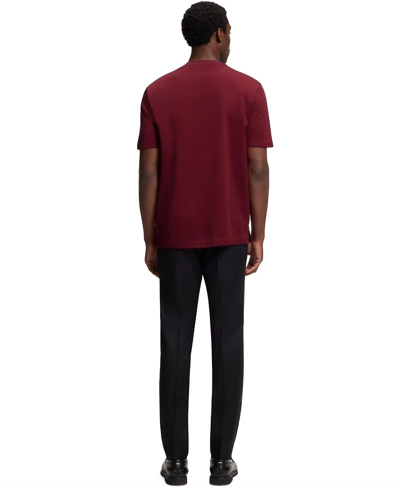 Boss by Hugo Men's Mercerised-Cotton T-Shirt