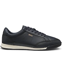 Boss by Hugo Men's Embossed Logo Leather Trainers