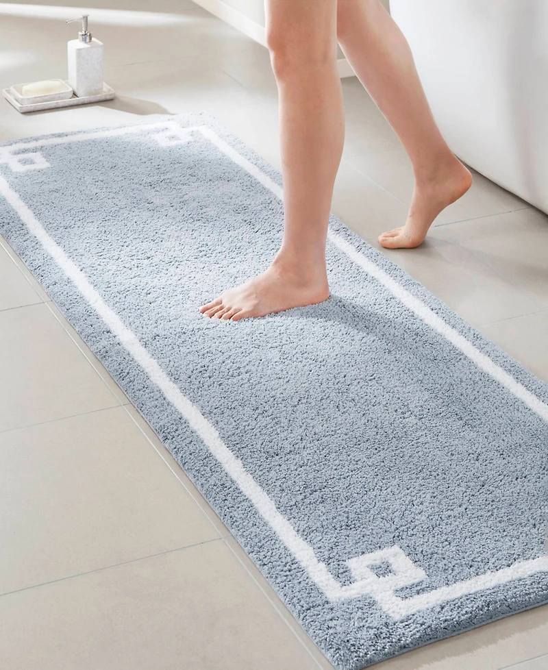 Madison Park Evan Tufted Cotton Bath Rug, 24" x 72"