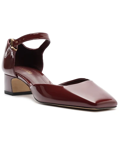 Arezzo Women's Tori Two Piece Low Block Heel Pumps