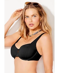 Swimsuits for All Women's Essential Sweetheart Underwire Bikini Top