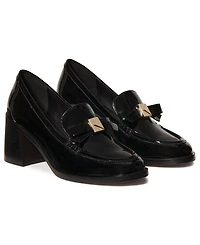 kate spade new york Women's Decorative Bow Block Heel Loafers