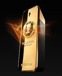 Rabanne 1 Million Golden Oud Parfum Intense Natural Spray, 3.4 oz.