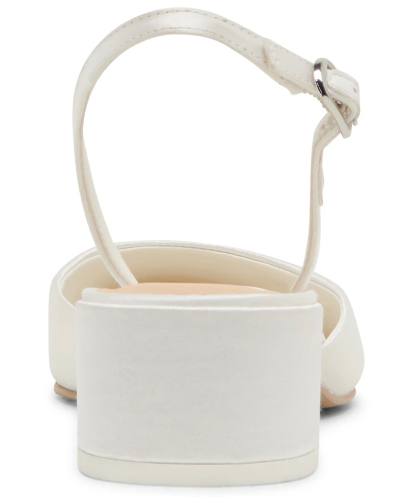 Dolce Vita Women's Carel Two Piece Pointed Toe Low Block Heel Pumps