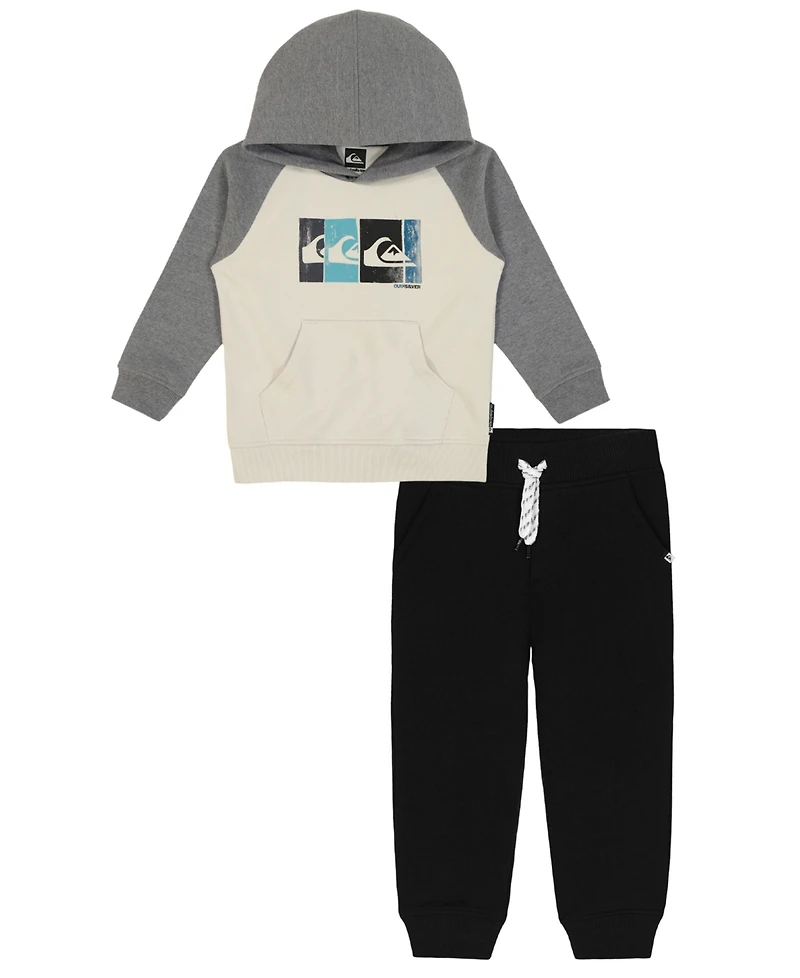 Quiksilver Toddler & Little Boys 4T-7 2-Piece Hooded Sweatshirt and Joggers Set