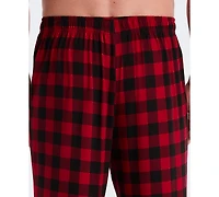 Perry Ellis Portfolio Men's Deluxe Touch Buffalo Plaid Sleep Pants