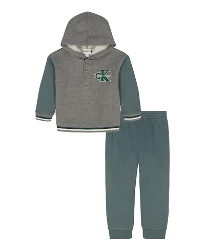 Calvin Klein Baby Boys 2-Piece Hoodie and Joggers Set