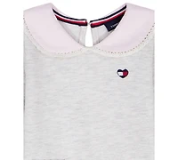 Tommy Hilfiger Baby Girls Oxford Peter Pan Collar Coverall