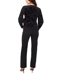 Sam & Jess Women's V-Neck Wrap Top